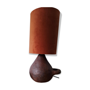 Lampe en terre cuite - ancienne