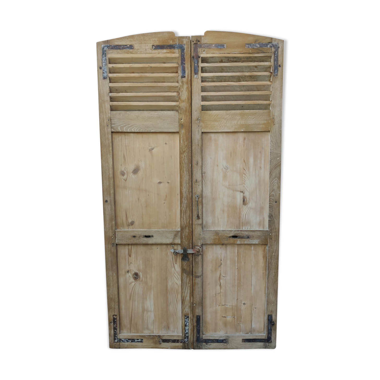 Pair of old shutters