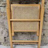 Folding cane chair from 1980
