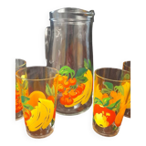 Orangeade service vmc reims 1 carafe and 6 glasses
