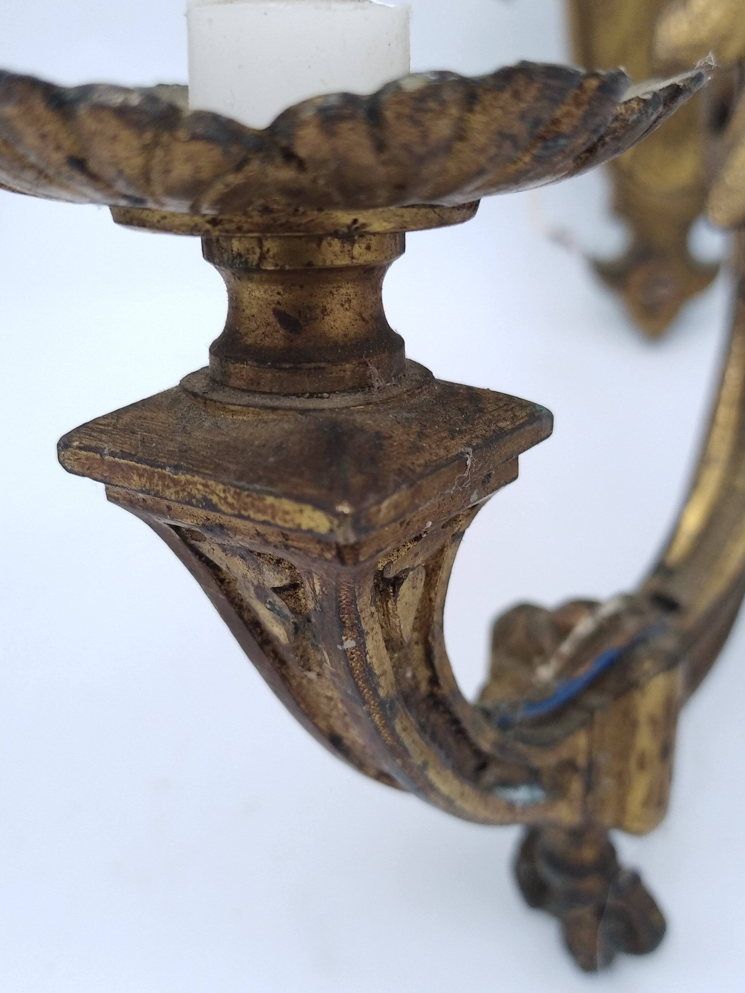 Bronze wall lights