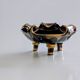 Tripod Ashtray Dish in Ceramic - Alcy Paris - Lustrous Enamel and Gold
