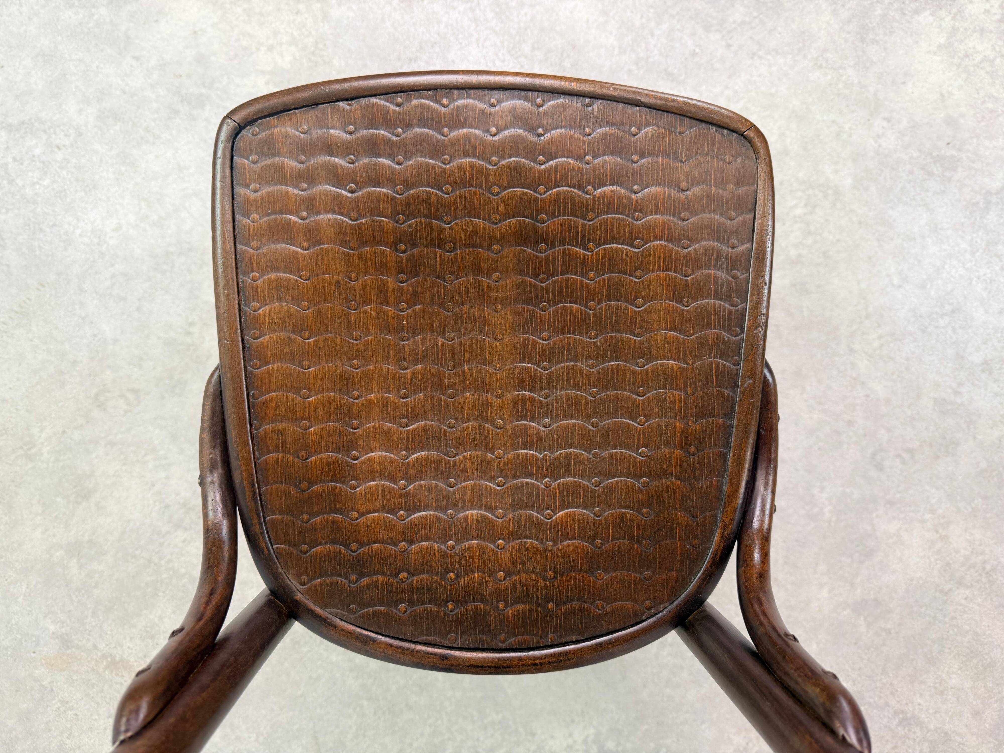 Set of 2 dining chairs by J&J Kohn
