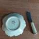 Container Ceramic butter dish Leaf vine knife DP 0723033