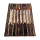 Original Abstract Scandinavian High Pile Abstract Rya Rug Carpet, Finland, 1960s