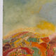 Naive painting: shepherd with sheep, oil on canvas signed