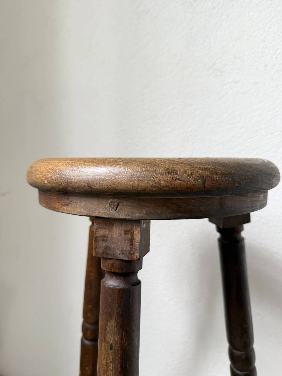 Oak bistro stools 1950