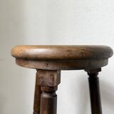 Oak bistro stools 1950
