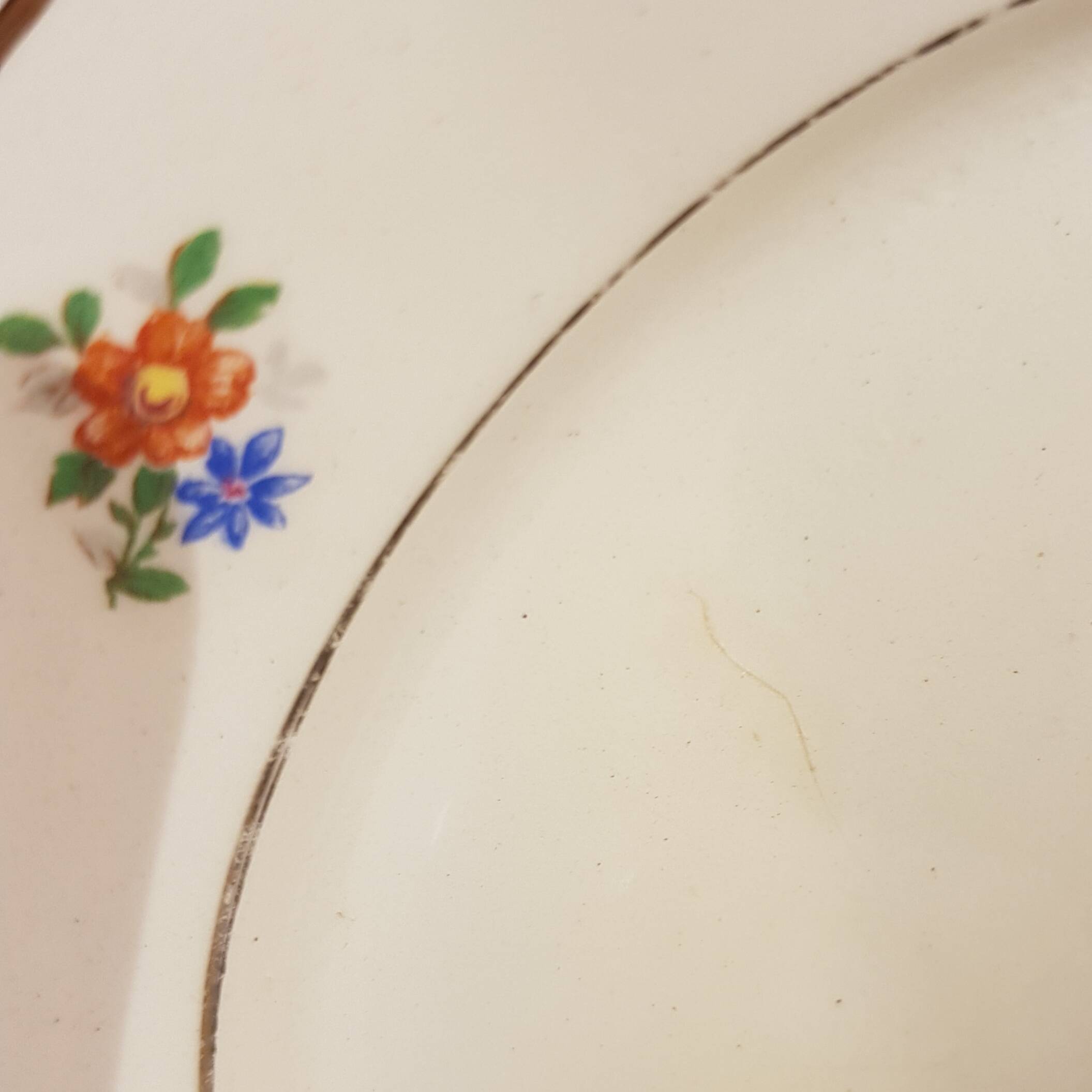 Old Badonviller dessert service