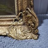 Signed oil painting on gilded wooden frame