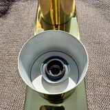 60s minimalist brass wall lamp by Beisl Leuchte, Germany