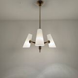 Brass Chandelier by Rupert Nikoll