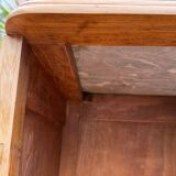 Art Deco Parisian buffet in solid raw oak from the 1930s.