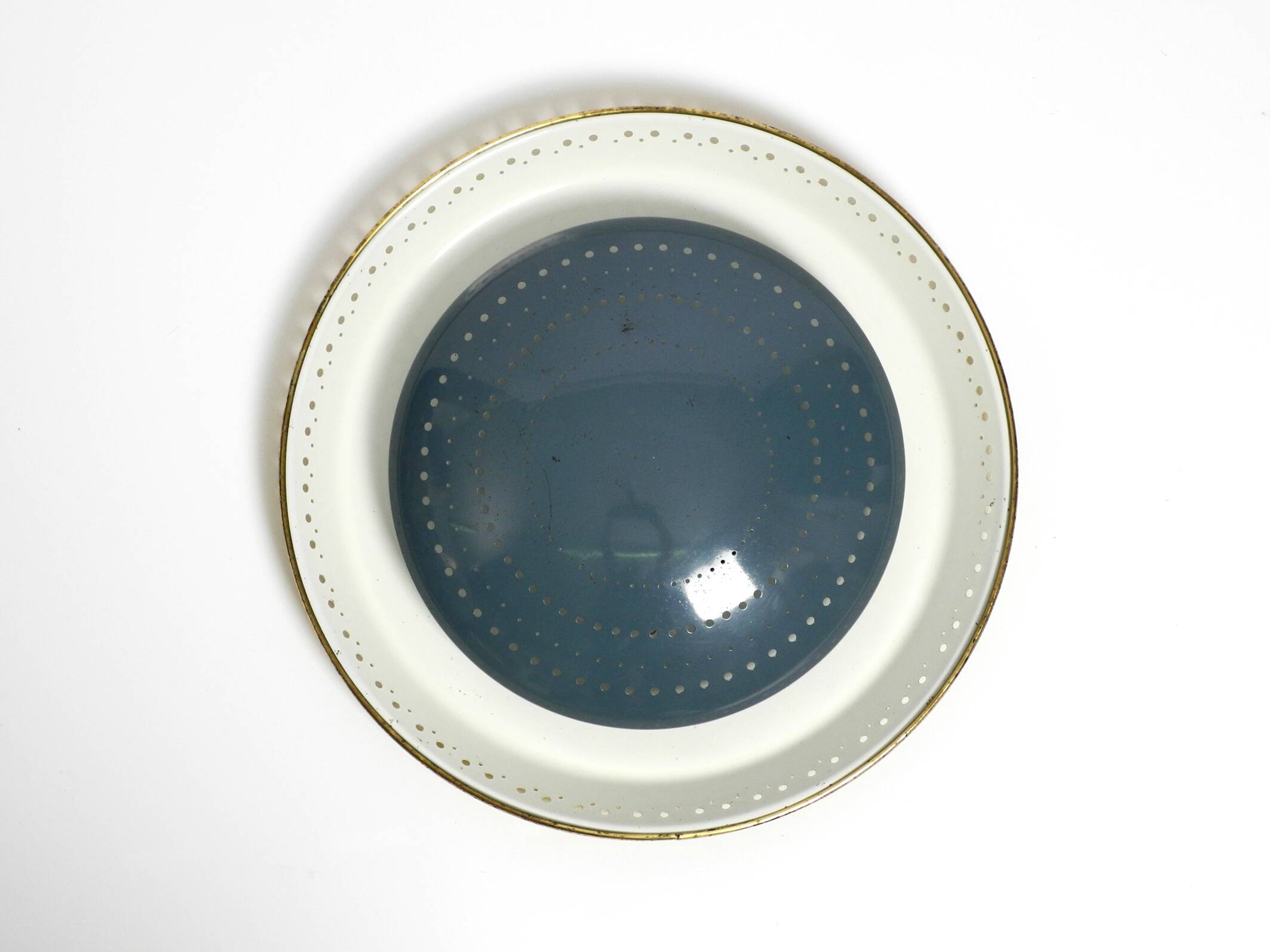 Mid Century Modern metal ceiling or wall lamp by Ernest Igl for Hillebrand