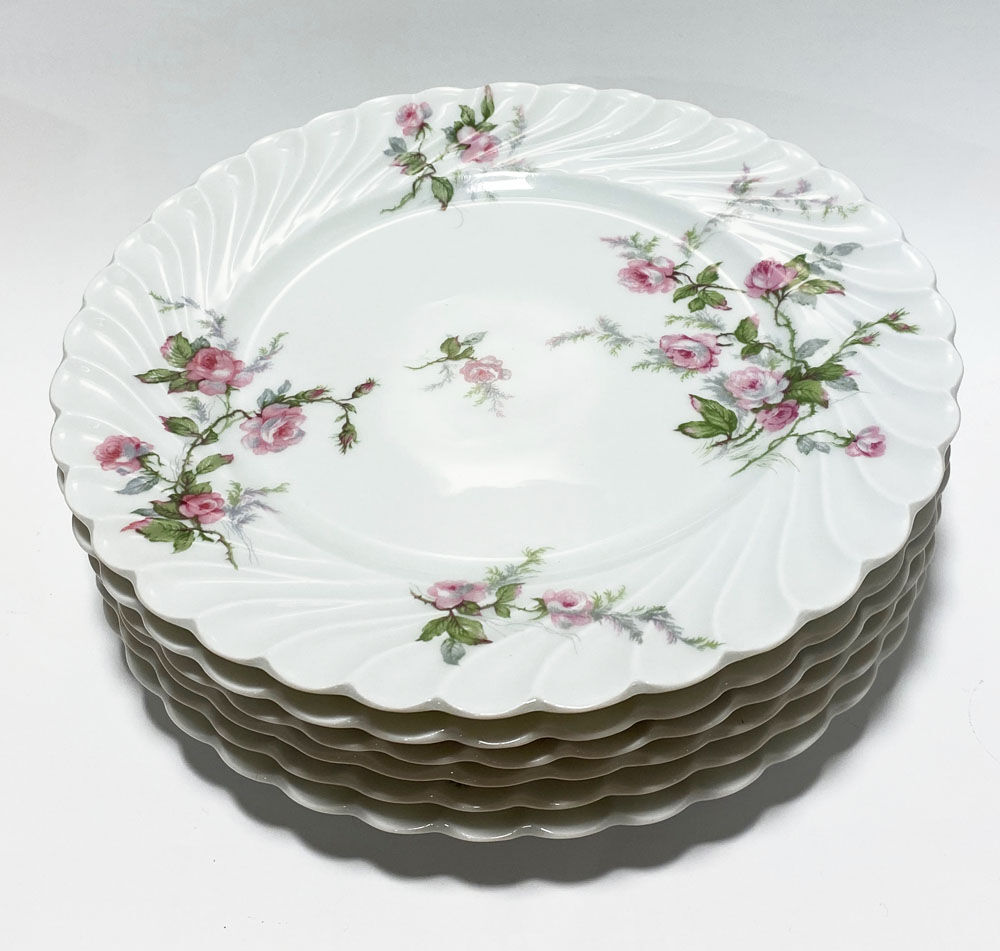 6 dessert plates. Haviland Limoges France. Perfect condition