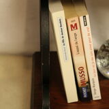 Wall shelf in wrought iron and old wood
