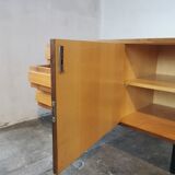 Vintage sideboard, walnut veneer