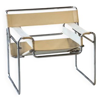Fauteuil Wassily en toile édition Gavina