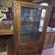 Vitrine art déco en acajou années 1930