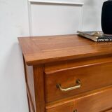 Vintage chest of drawers with compass feet