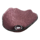 Purple coral style molded glass bowl