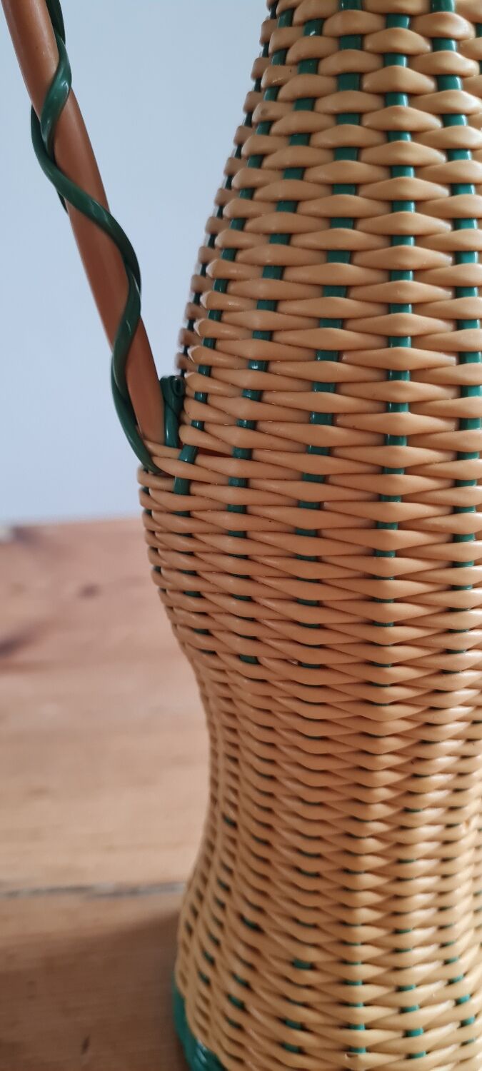 Carafe scoubidou vintage