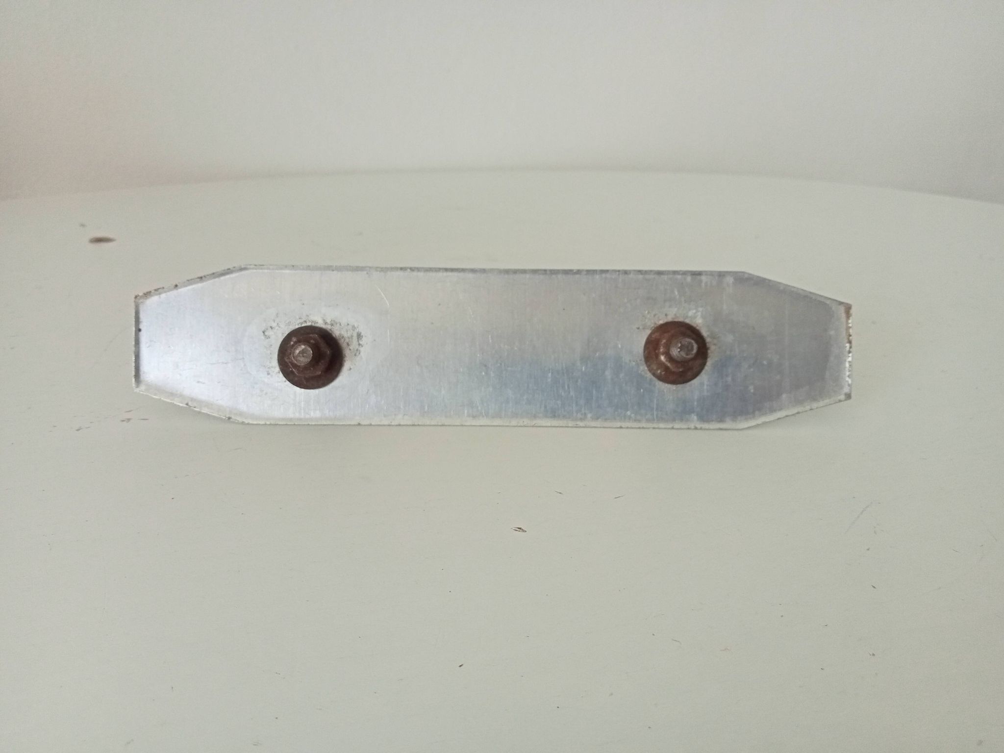 Vintage aluminium furniture handle