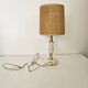 Table lamp with alabaster marble base, vintage 60s.