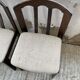 4 Scandinavian mahogany chairs