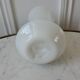 Vase en opaline blanche ancien début XXe