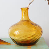 Ochre empolished decanter