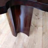 Table basse contemporaine en acajou massif
