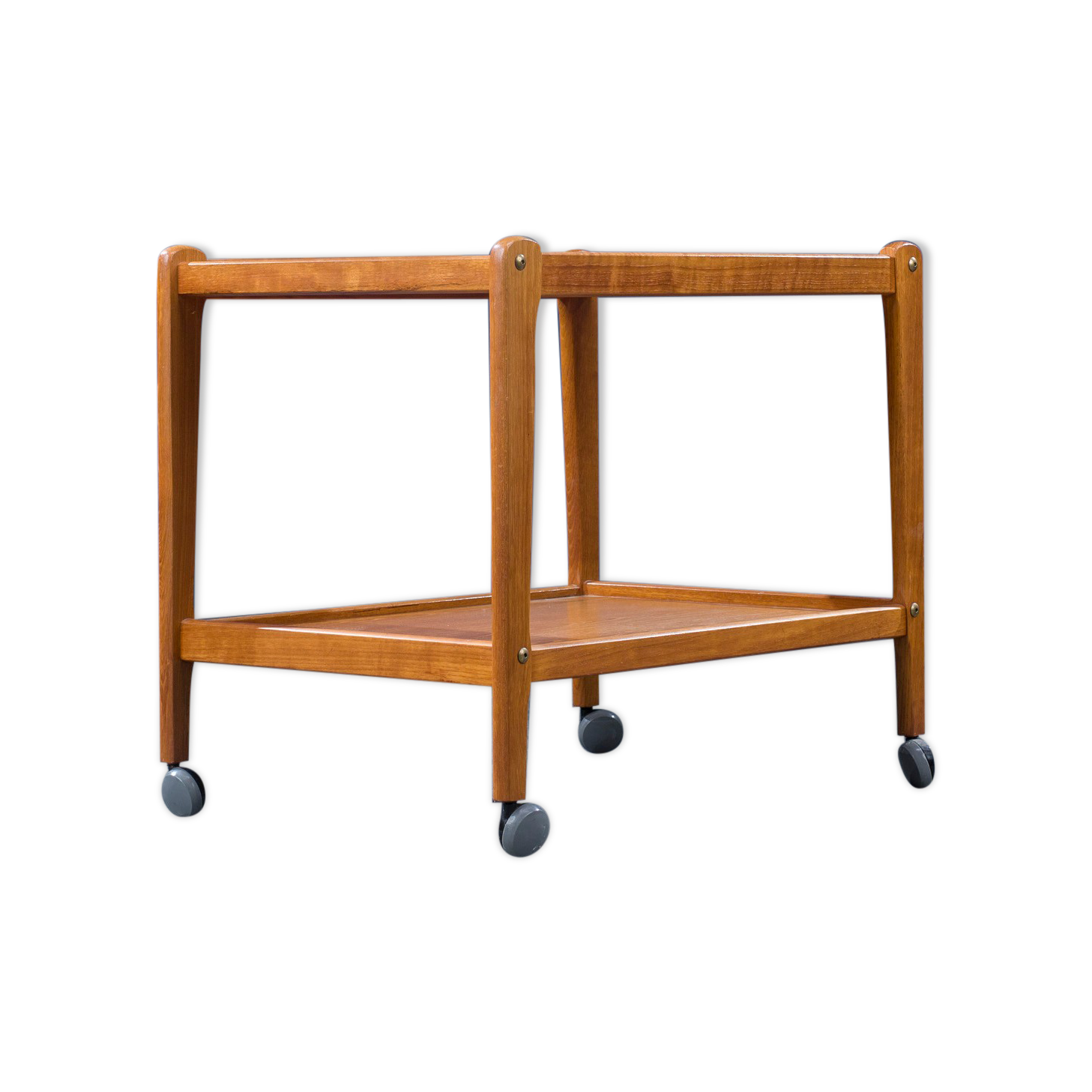 Mid-Century Danish Teak Serving Trolley, 1960s