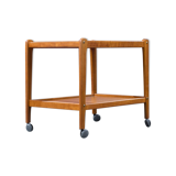 Mid-Century Danish Teak Serving Trolley, 1960s