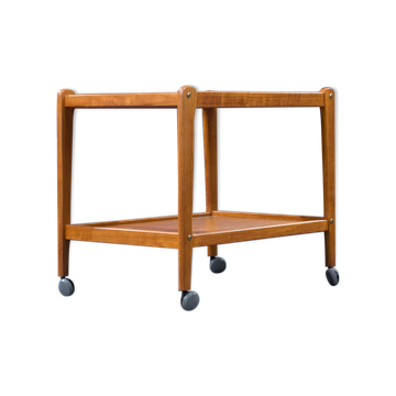 Mid-Century Danish Teak Serving Trolley, 1960s