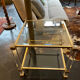 Bout de canape  plexiglas et verre 1960