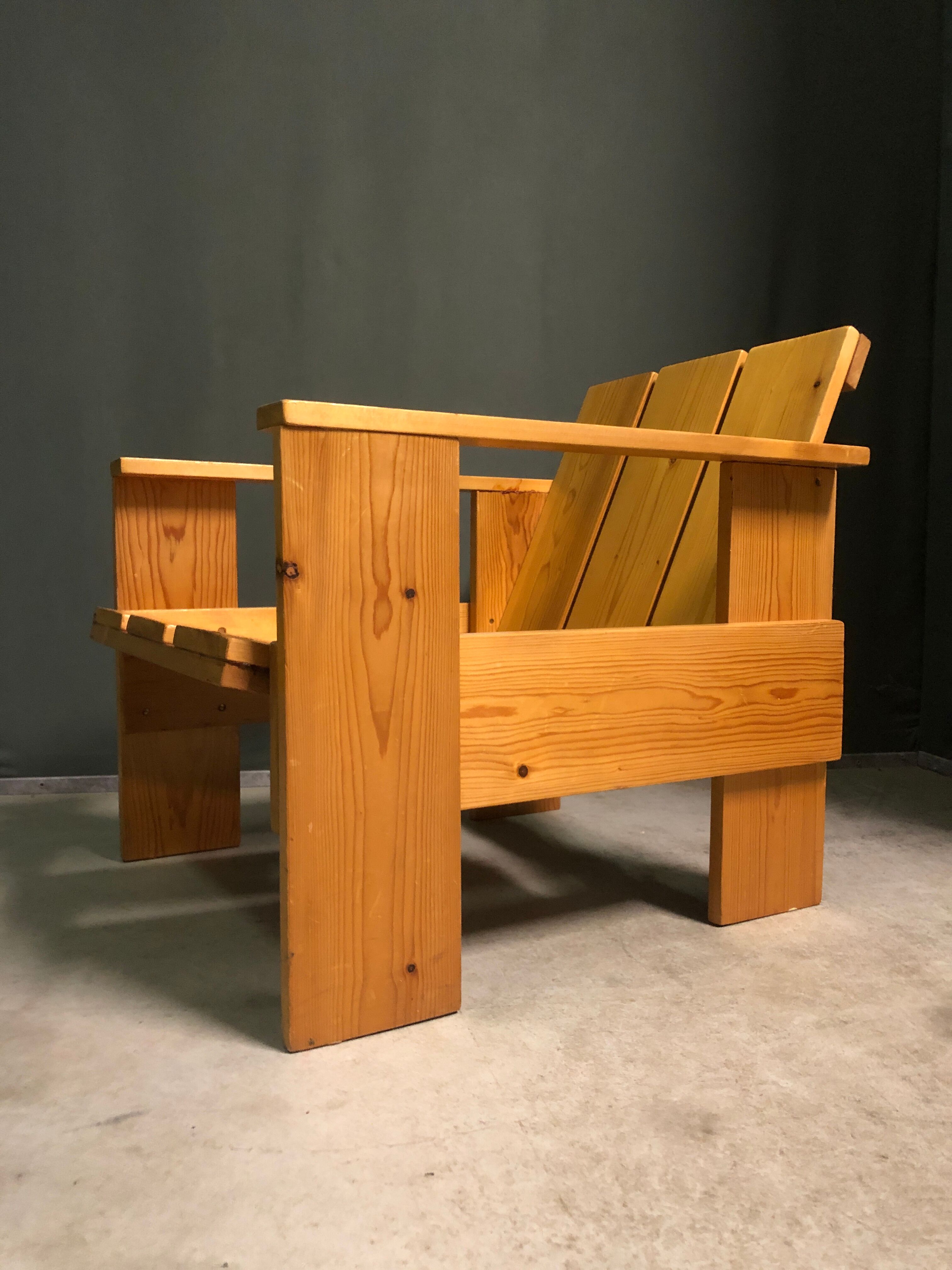 Rietveld Crate chair 1980's