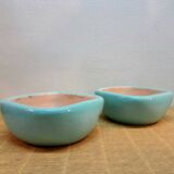 Pair of Keramos Sèvres ceramic pocket trays