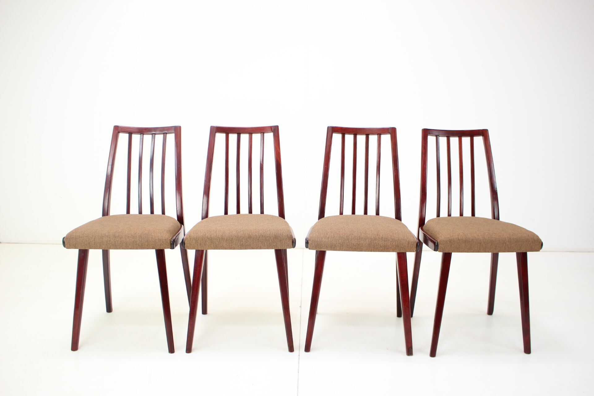 1970s Set of Four Dining Chairs by Jitona, Czechoslovakia