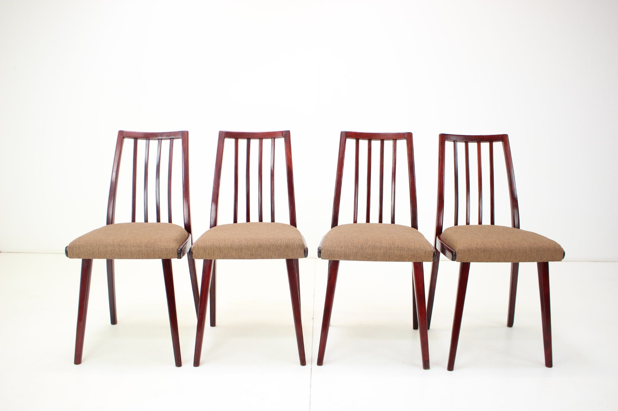 1970s Set of Four Dining Chairs by Jitona, Czechoslovakia