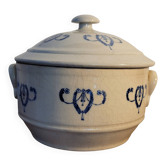 Bouillon/soup tureen/vegetable dish St Uze (ironstone) late 19th century