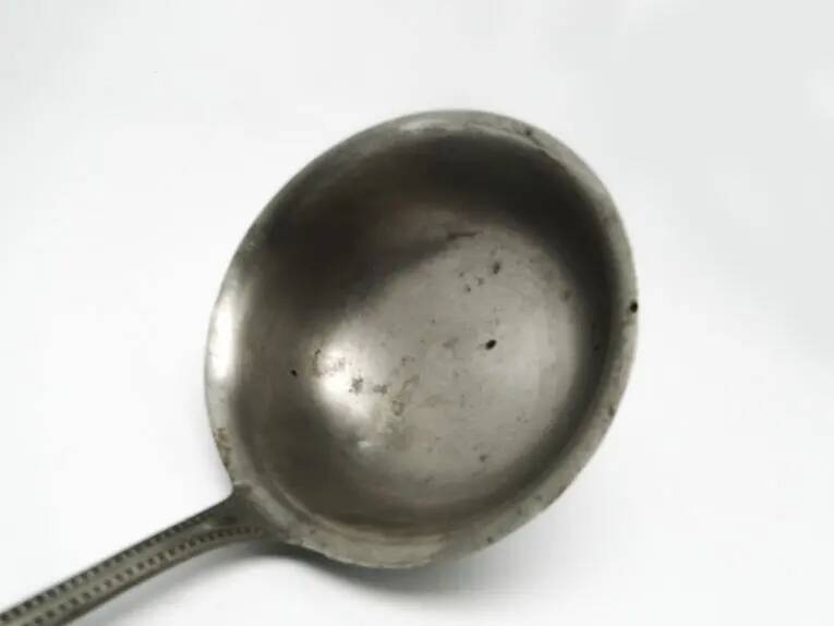 Classic soup ladle, silver-plated brass, Germany, early 20th century