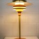 Lampe de bureau danoise unique en rose et vert par Lyskaer - Modèle 2252 -