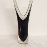 Paul Kedelv glass vase for Flygsfors. Sweden, 1950s.