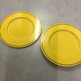 Painted sheet metal presentation plate
