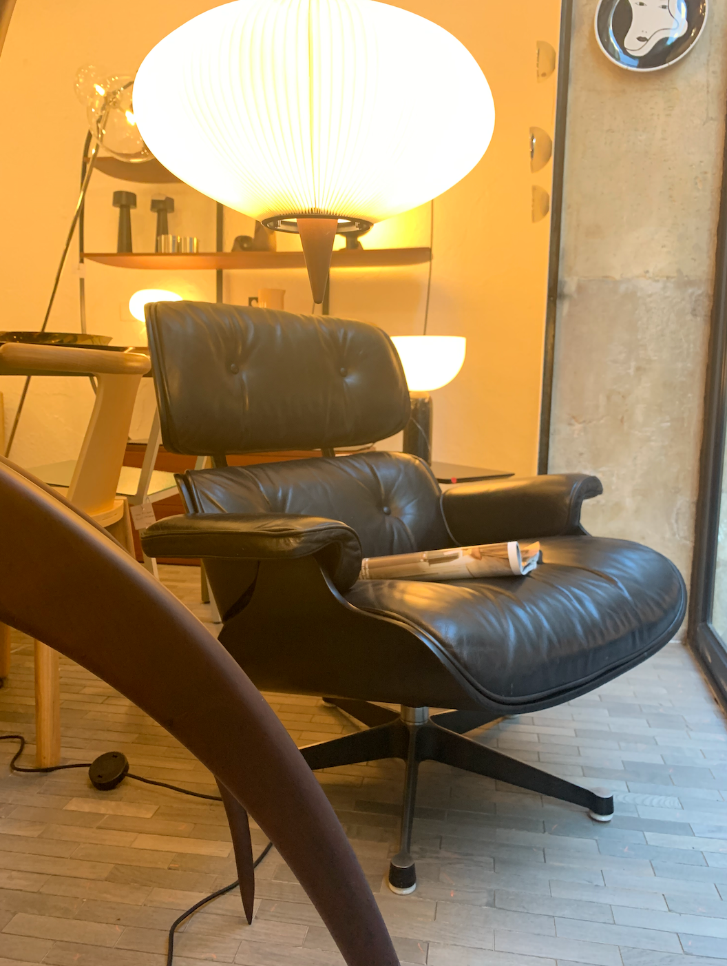Lounge chair by Charles and Ray Eames for Mobilier International circa 70