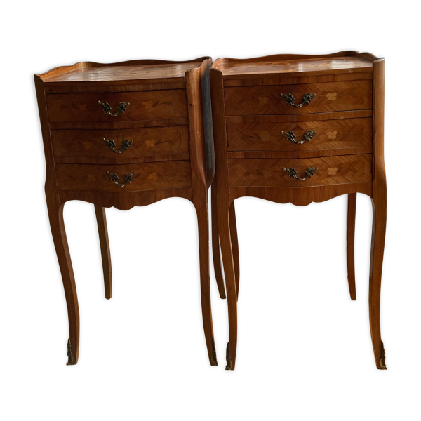 Paire de chevets style Louis XV