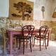 Table de ferme terracotta