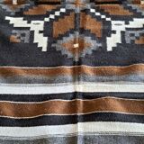 Jeté de lit ou plaid artisanal mexicain