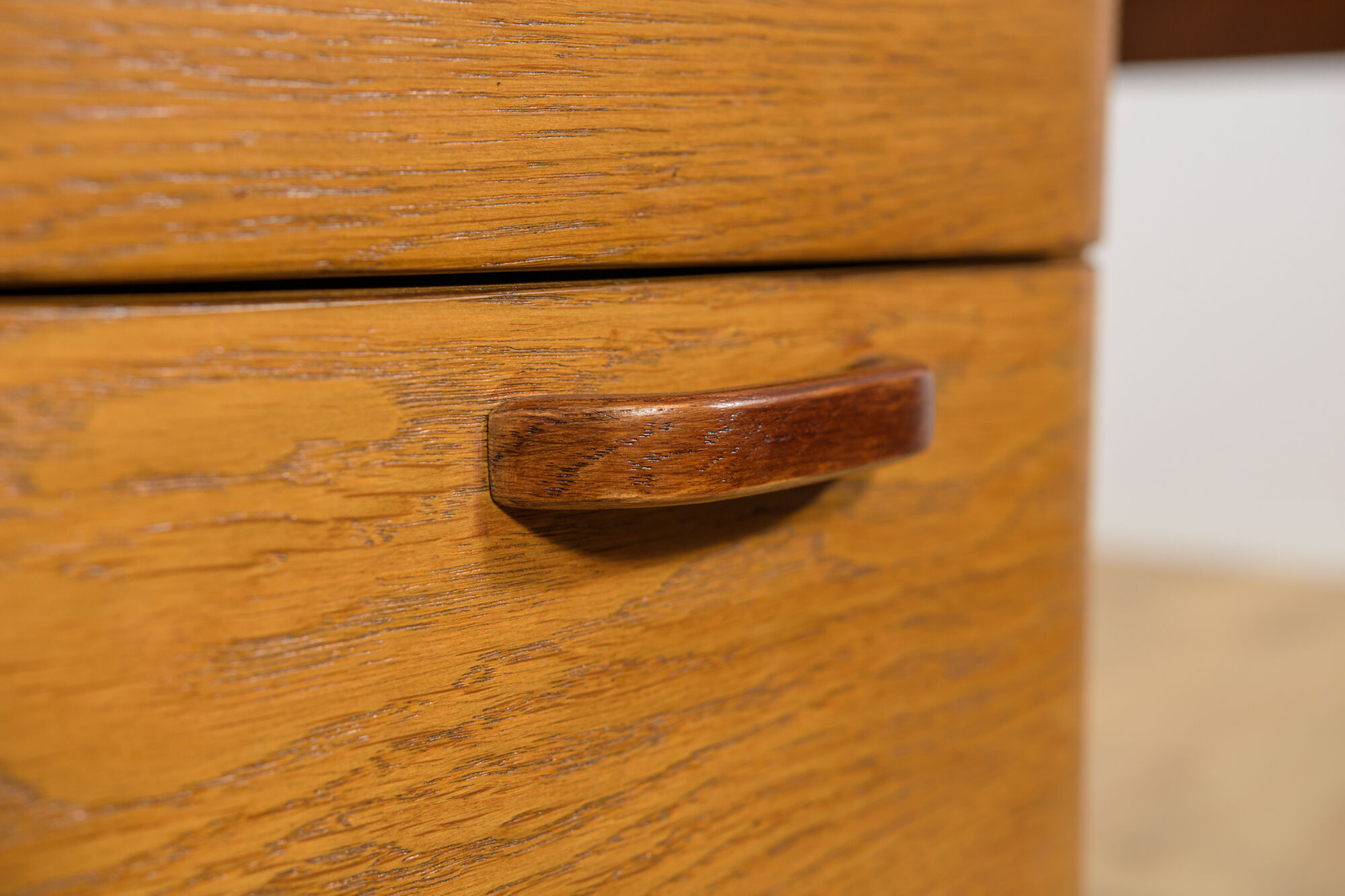 Art Deco Oak Desk by Gunnar Ericsson for Åtvidaberg / Facit AB, Sweden, 1950s